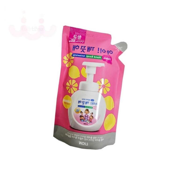 아이깨끗해 손세정제 레몬향 200mL 리필 물비누 거품핸드워시 어린이집핸드워시