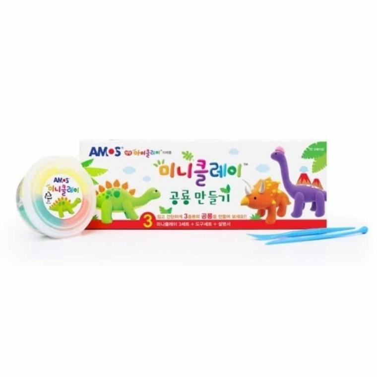 공룡만들기 3종세트 (점토) 클레이재료 클레이키트 유아클레이 찰흙만들기 클레이아트