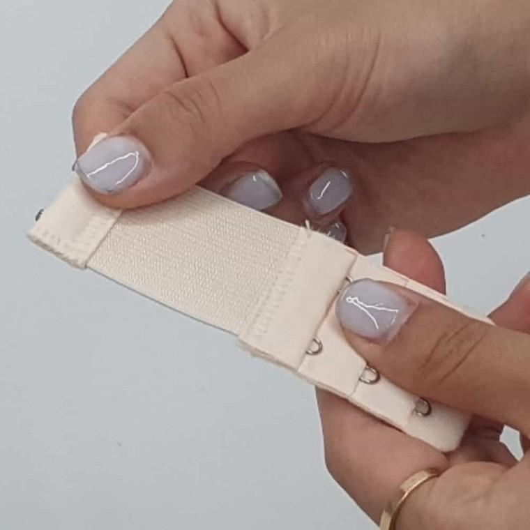브라연장후크 2단 베이지 브래지어연결 브라연결고리밴딩 브라자후크