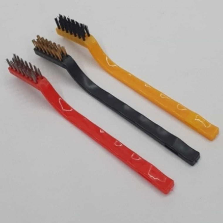 쇠솔 철브러쉬 3P 황동브러쉬 녹제거브러쉬 와이어브러쉬