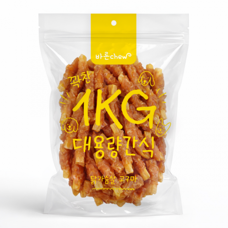 바른츄 닭가슴살 고구마1kg