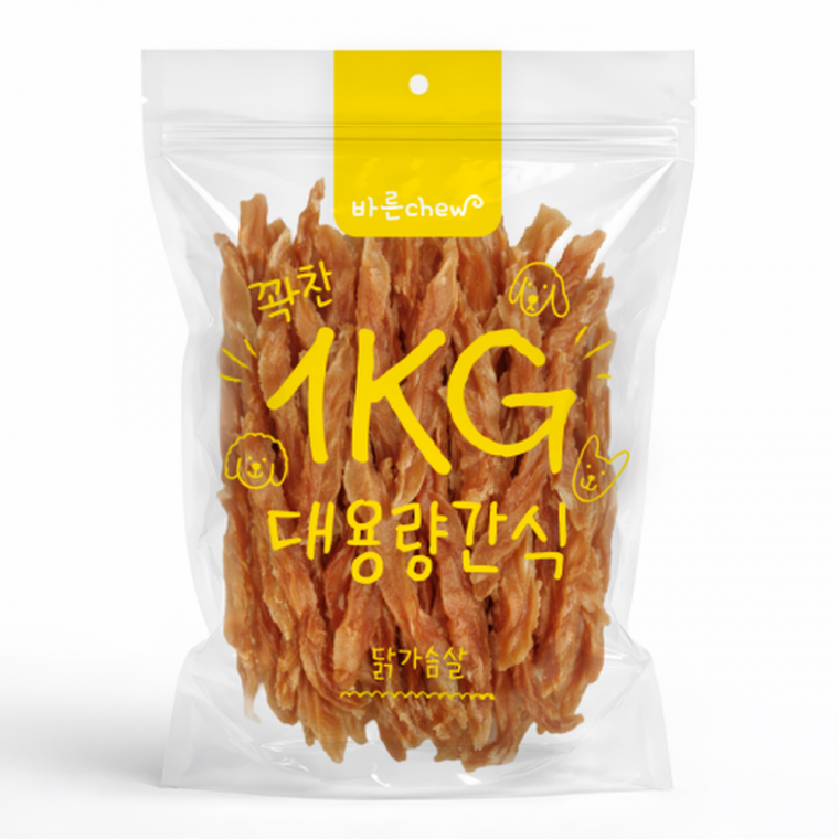 바른츄 닭가슴살1kg