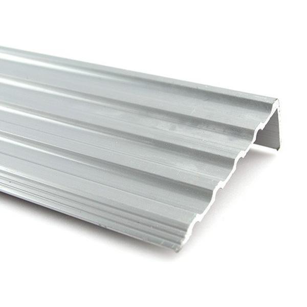 논슬립 AL 백색 ㄱ자 50x2400mm 논슬립패드 계단논슬립 미끄럼방지패드 알루미늄논슬립 계단논슬립시공