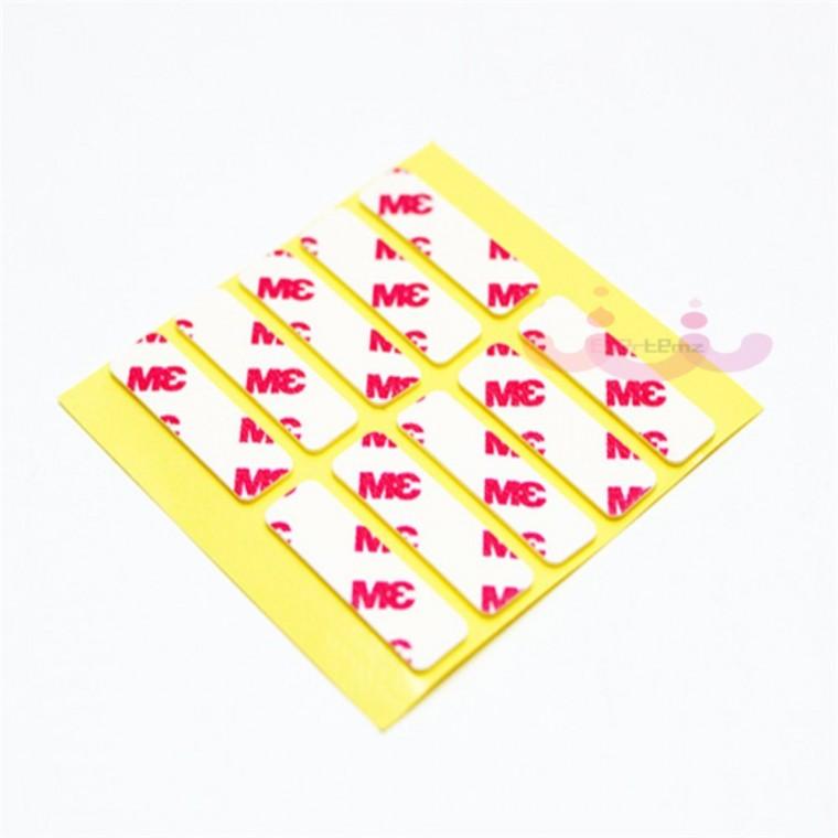 3M 사각 양면테이프 10x35mm 50P 명판 다용도테이프 생활접착용품
