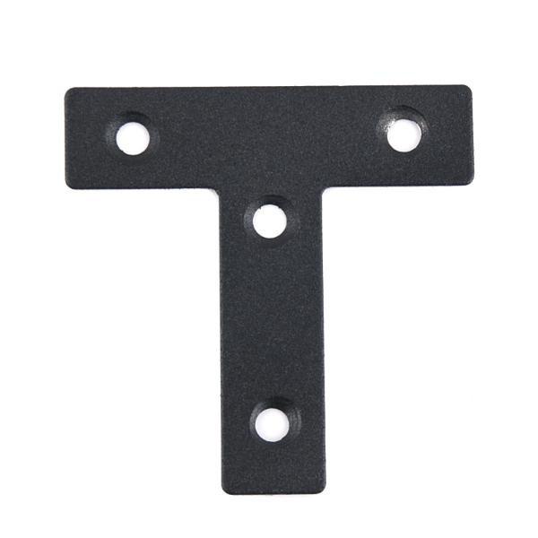 평철 60x60x1T 흑색 T자 15mm CB DIY철물부속 가구보강철물 목공브라켓 T형브라켓 벽면고정브라켓