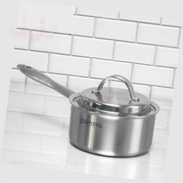 키친아트 통5중 IH 스텐 편수냄비 16cm 라면냄비 16편수냄비 스텐편수