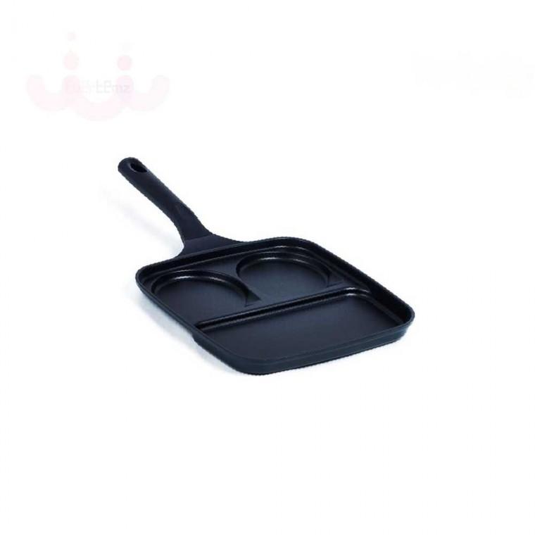 키친아트 인덕션 3구 팬 27cm 후라이펜 계란프라이팬 계란팬
