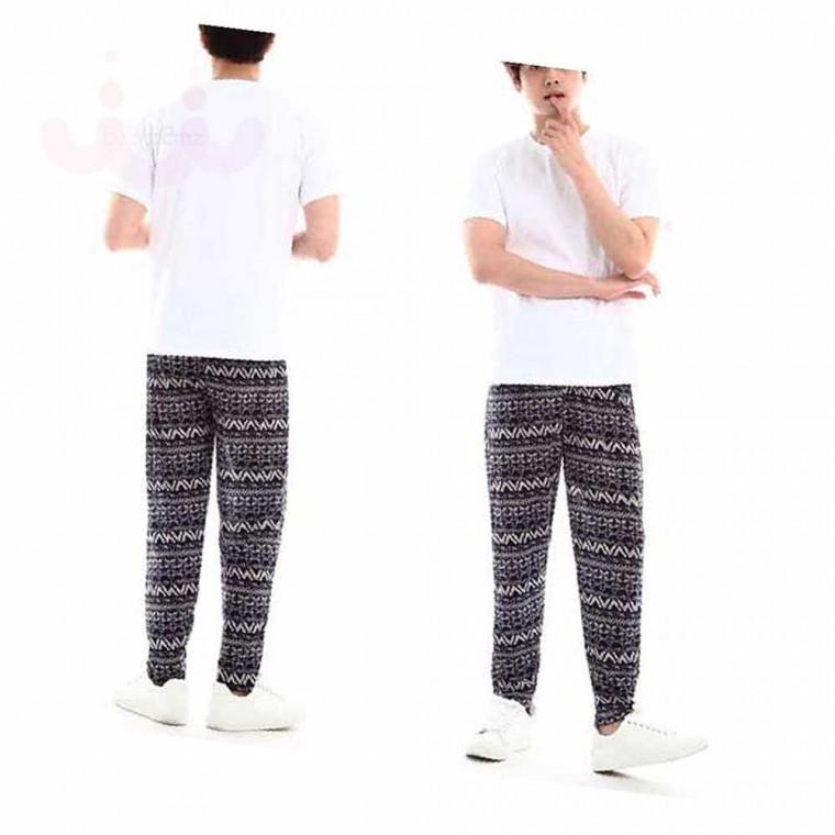 아이스 쿨바지 9부 남성용 네이비 남자쿨링바지 남성편한바지 남자여름바지
