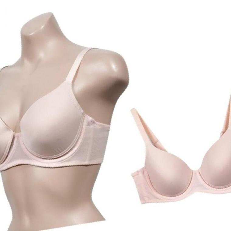 가슴밑 메쉬 이중날개 와이어 몰드 D컵 브라 여성속옷