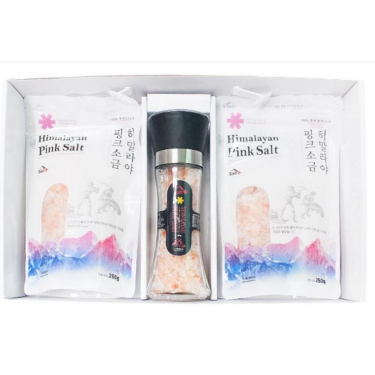 선물세트 히말라야 핑크솔트 암염 소금 캠핑 그라인더 리필 답례품 단체선물