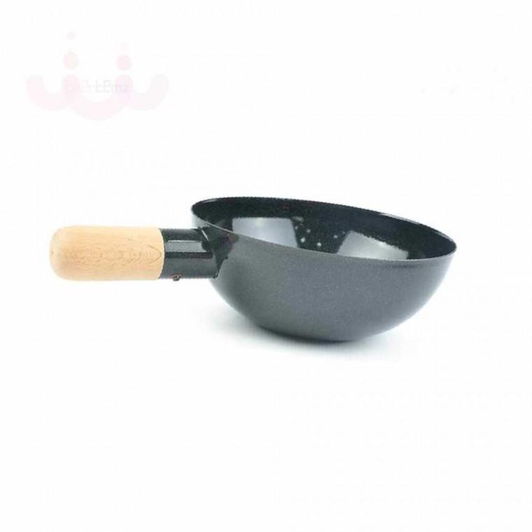 법랑 편수 궁중팬 23cm 업소용웍 깊은후라이팬 중화웍
