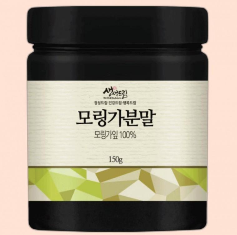 샐러드 모링가 분말 가루 150g 금속 이물 제거 식이섬유 스무디