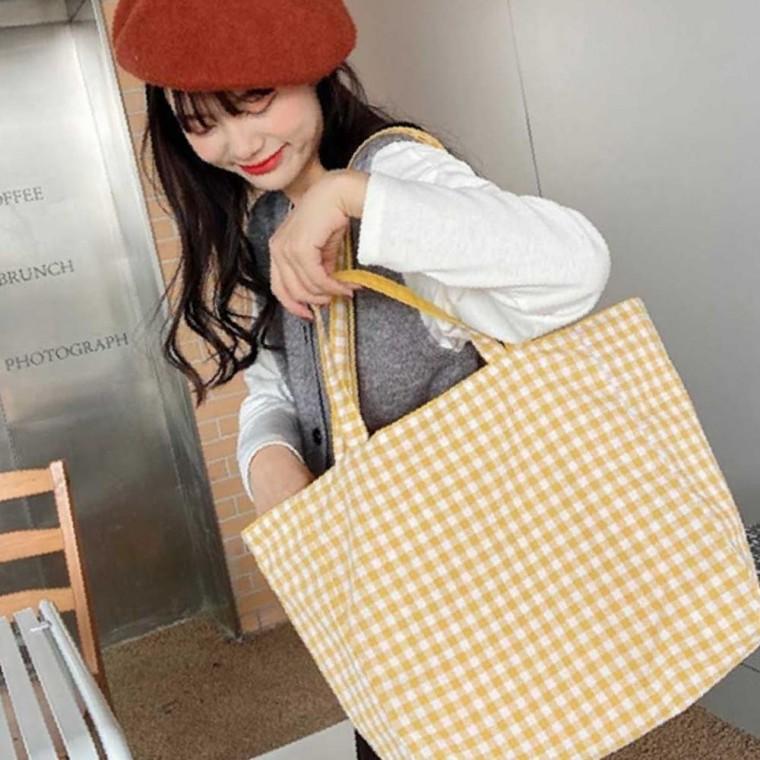 대학생 예쁜 숄더 에코백 데일리 빅쇼퍼백 스타일