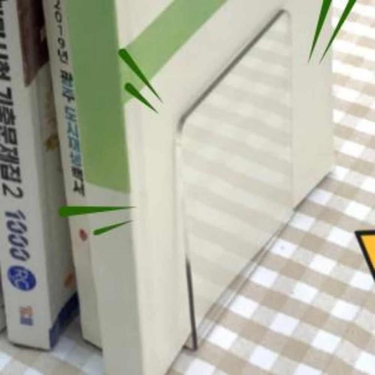 투명 아크릴 L자형 책꽂이 북엔드 L자책꽂이 L책꽂이 ㄱ자책꽂이 L자북엔드 아크릴북엔드