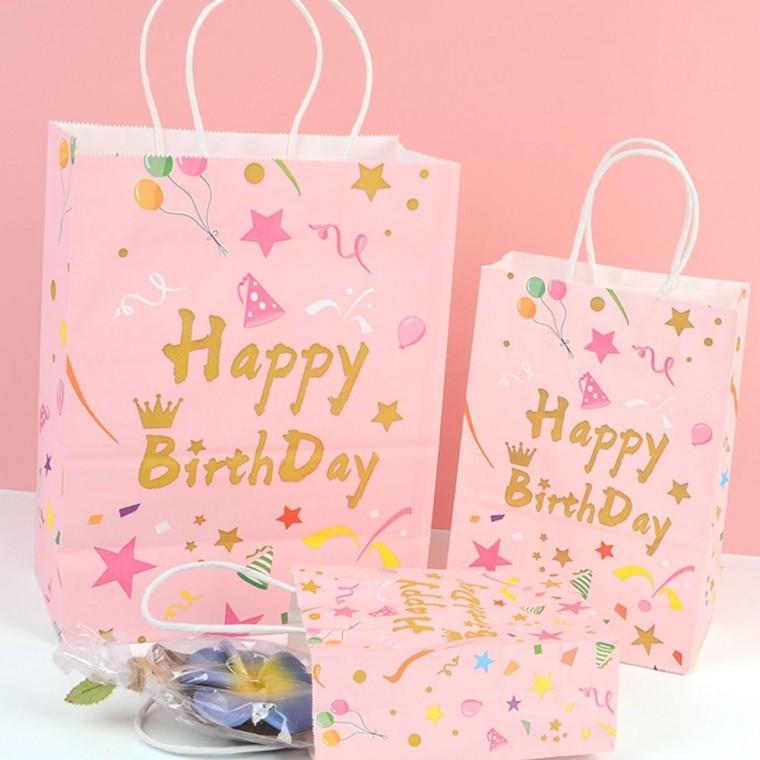 쇼핑백 선물케이스 종이 포장 파티 축하 포장지 선물 기념일 손잡이 이벤트 생일