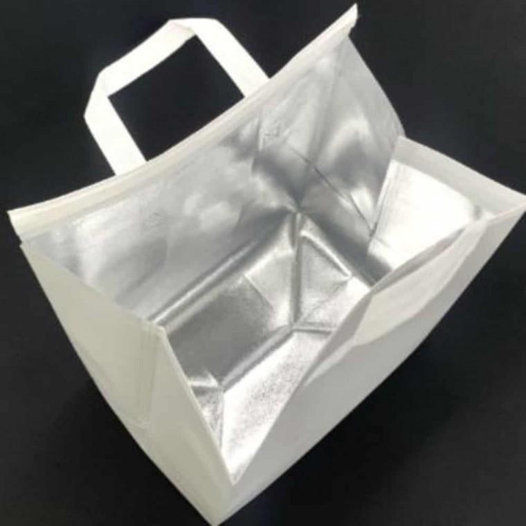 보온보냉 부직포 쇼핑백 가방 화이트 대 은박보냉팩 보온가방 손잡이보냉팩 보온백 보온보냉백