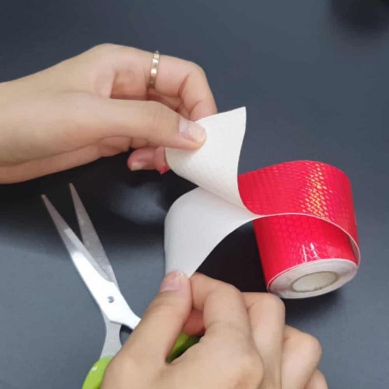 반사 테이프 5cm x 3m 적색 차량스티커 바이크스티커 자동차반사스티커 오토바이반사스티커 차량용반사스티