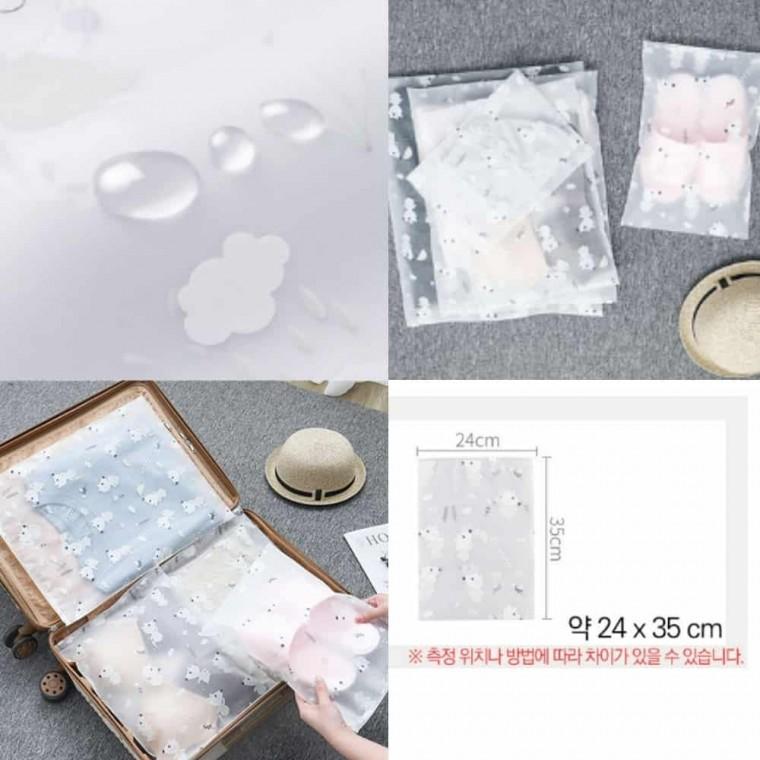 지퍼 파우치 24x35 트래블이너백 여행용멀티파우치 여행소품 여행수납 케이블파우치