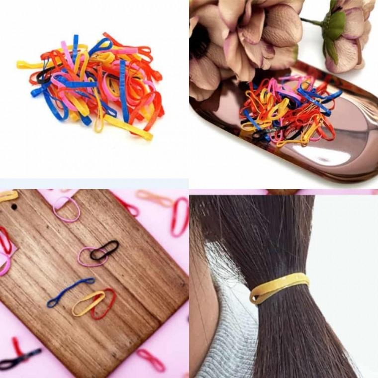 고무 머리끈 컬러 헤어끈 아이머리끈 머리밴드 고무머리끈 헤어밴드