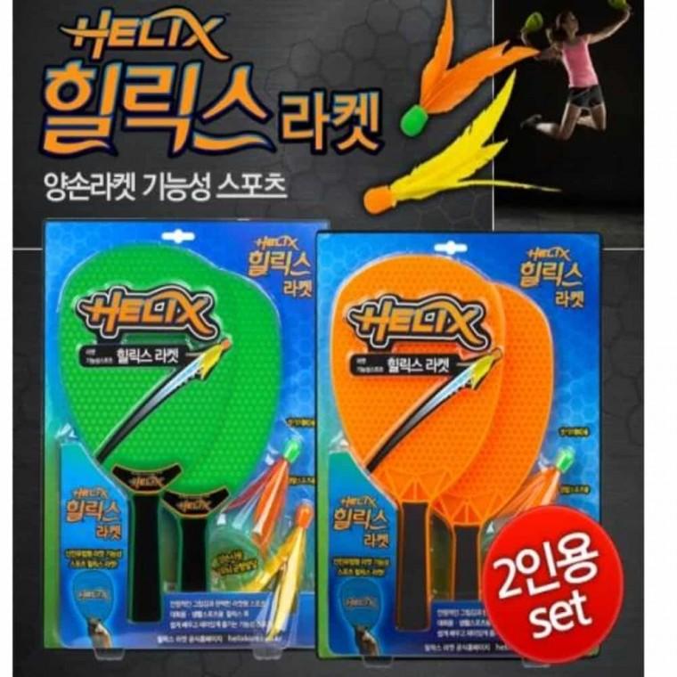 힐릭스 라켓 2인용 세트 라켓스포츠 감각놀이장난감 실내운동놀이 유아체육교구 어린이실내놀이