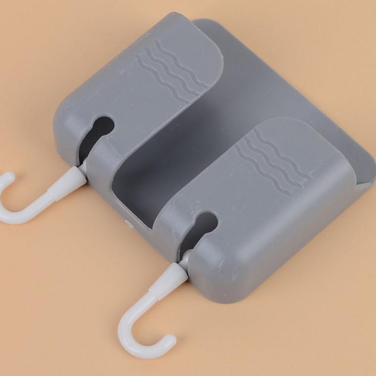 부착식거치대 칫솔 면도기 청결 치약 욕실 욕조 흡착 걸이 플라스틱 부착 화장품 홀더