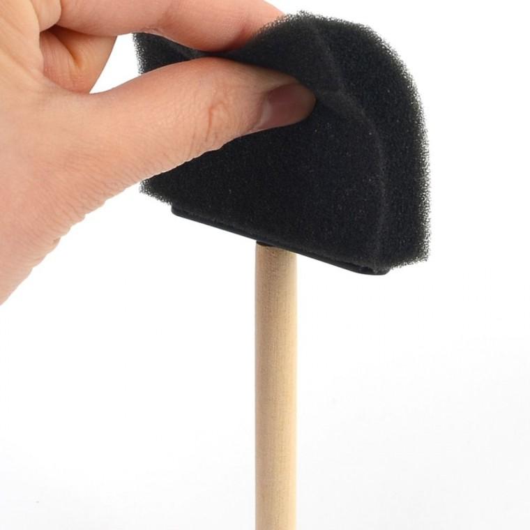 스펀지브러쉬 대면적 작업 도색 스펀지붓 7.5cm 부드러운 페인트 균일 발림 코팅