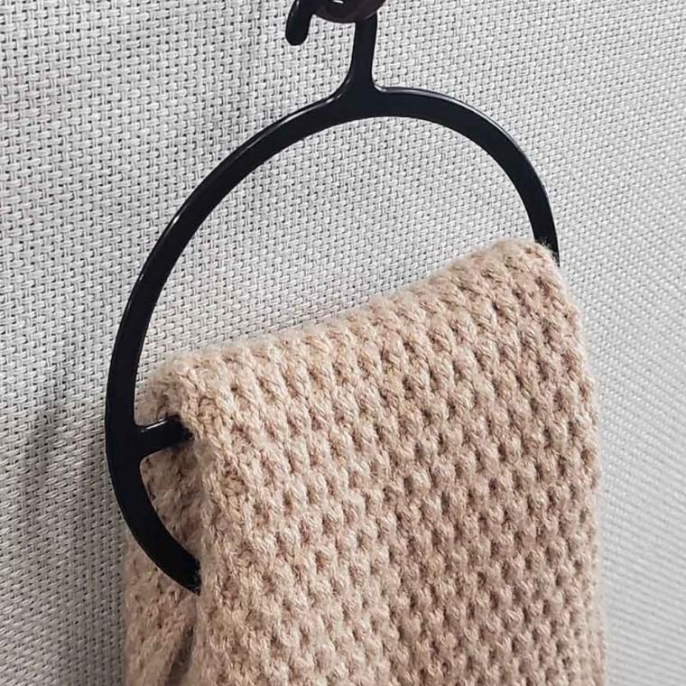 넥타이 스카프 수납 심플 화이트 그레이 회전 고리 걸이 옷장 행거 정리 넥타이걸이