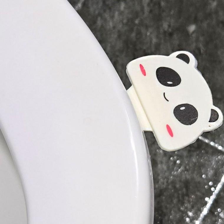 변기뚜껑 손잡이 동물 1P 캐릭터 편리 위아래 위생 화장실 욕실 노인 어린이 개폐