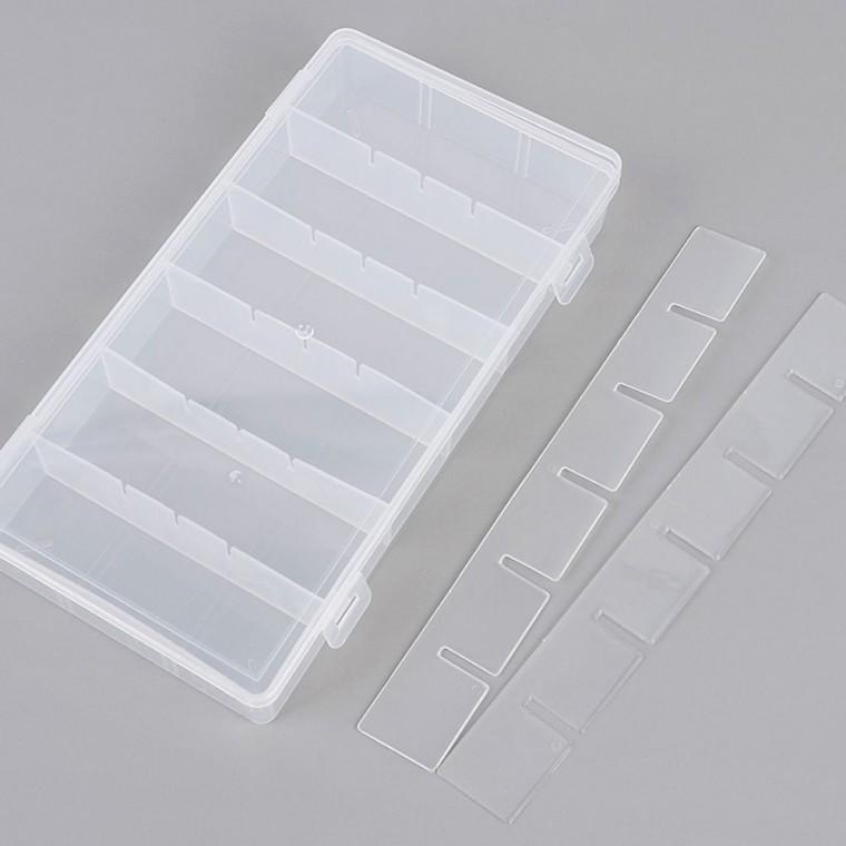 18칸 투명 소품 파츠 DIY 케이스 분리 보관함 구슬 악세사리 정리 네일 부자재