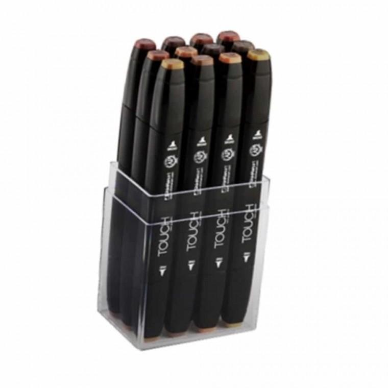 트윈마카12색 WOOD COLOR 12색마카 마카펜12색 그림마카