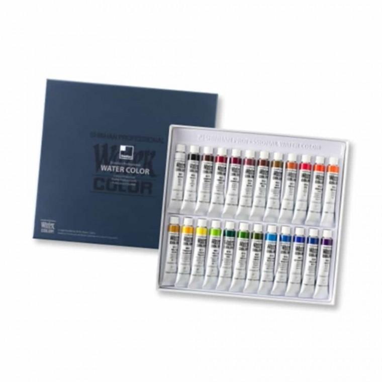 수채물감 24색 7.5ml 미술시간 그림그리기 미술용품