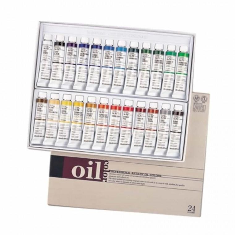 유화물감 24색 20ml 미술재료 유화물감세트 24색물감
