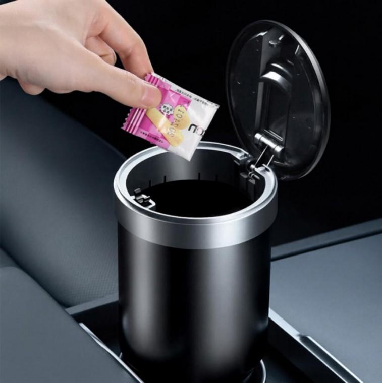 차량용 컵홀더 원터치 쓰레기통 대용량 휴지통 960ml