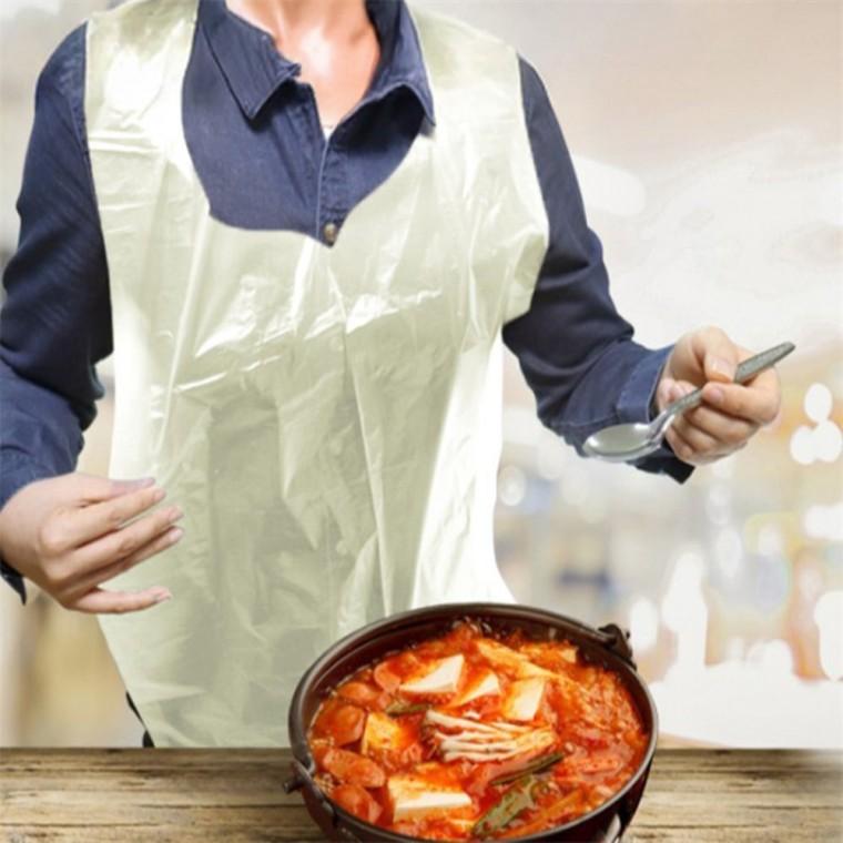 손님용 일회용 위생앞치마 pe앞치마 손님용앞치마