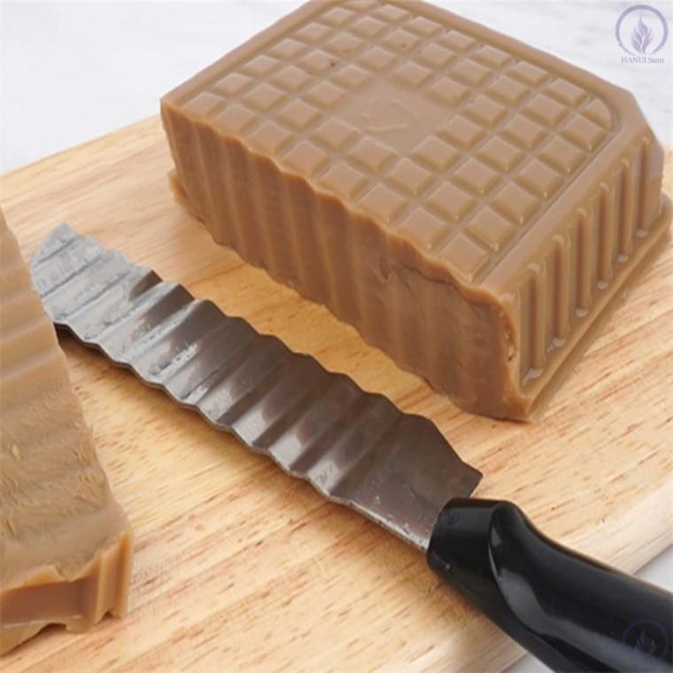 물결무늬 묵 전용 데코칼 청포묵칼 묵절단칼
