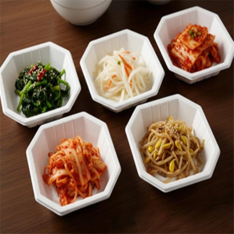 위생접시 장례식장그릇 종이사각트레이