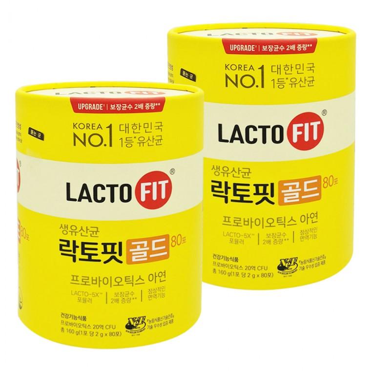 종근당건강 락토핏 골드 2g 80포 x 2개
