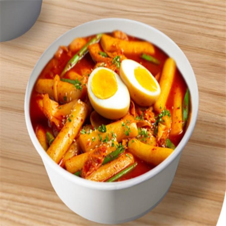 분식 용기 종이용기 종이밥그릇