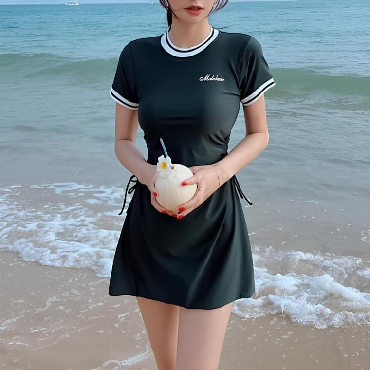 셔링 원피스 수영복 비치웨어 물놀이 옷 바캉스룩