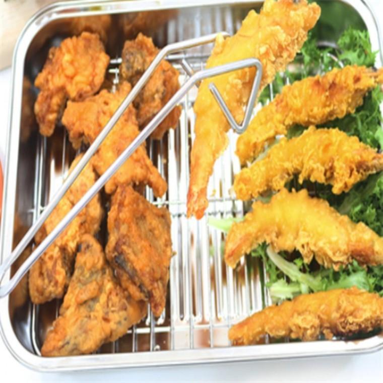 스텐삼각집게 주방용집게중형 뷔페집기