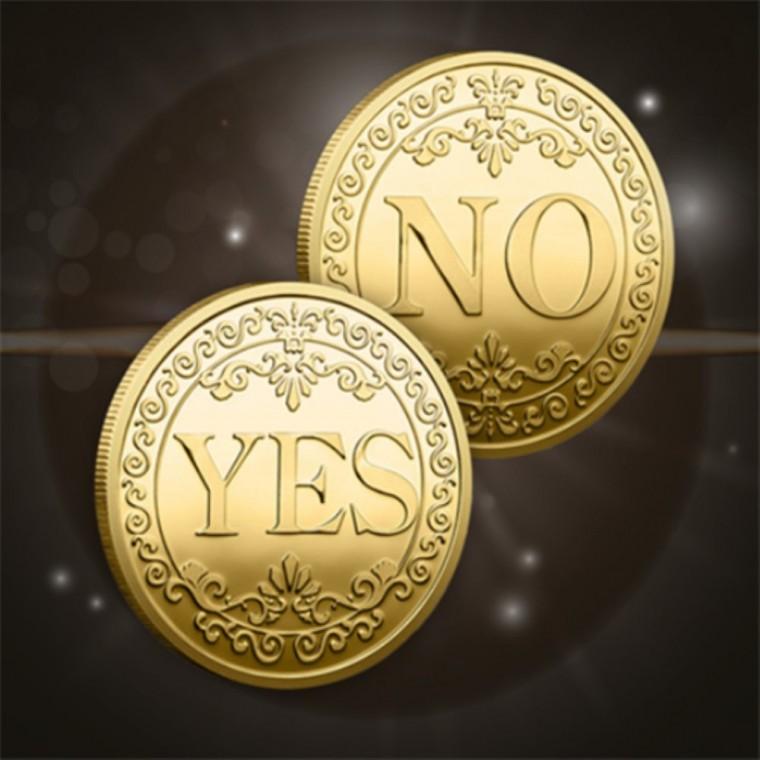 YES NO 동전 동전던지기코인 YESNO동전