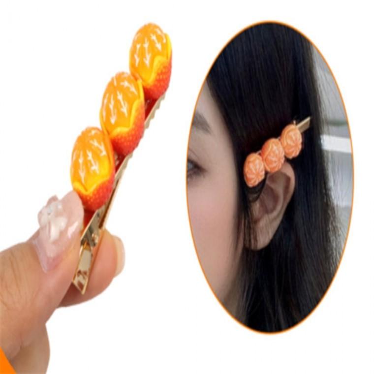 감귤 헤어핀 제주도헤어핀 귤헤어핀