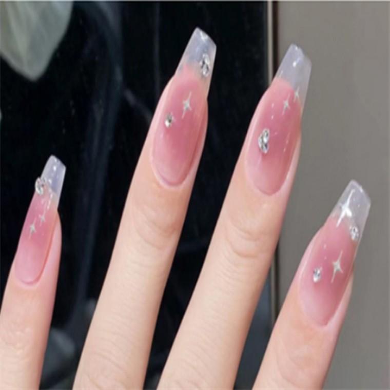 네일 별 스티커 셀프네일 붙이는네일