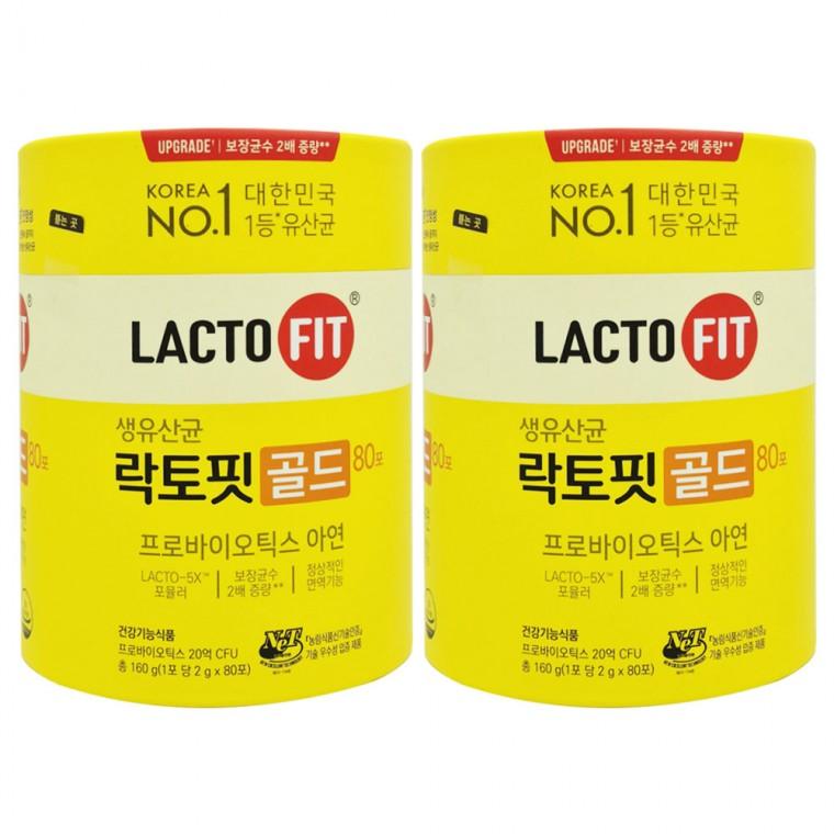 종근당건강 락토핏 골드 80포 x 2개