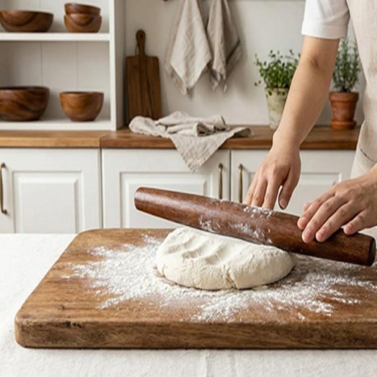 옻칠 밀대 베이킹밀대 제과밀대