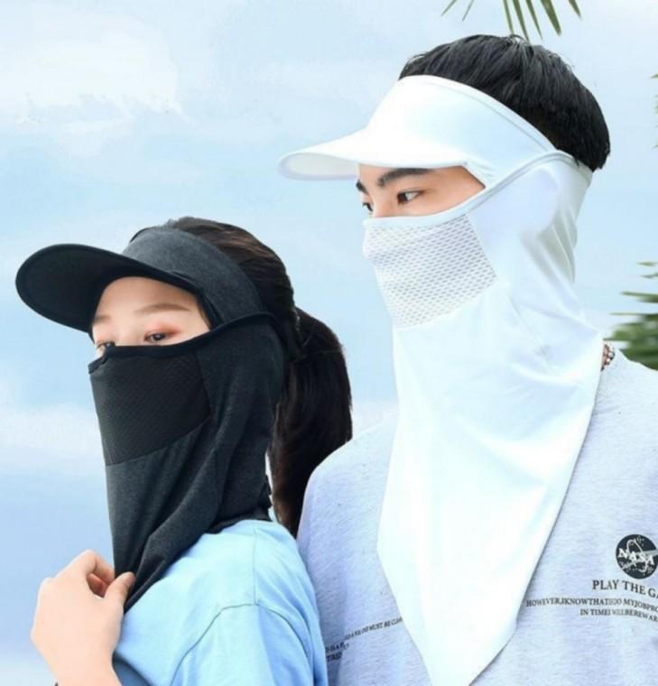 썬캡 쿨링 넥워머 일체형 쿨링넥워머 여행용모자 야외활동모자 썬캡