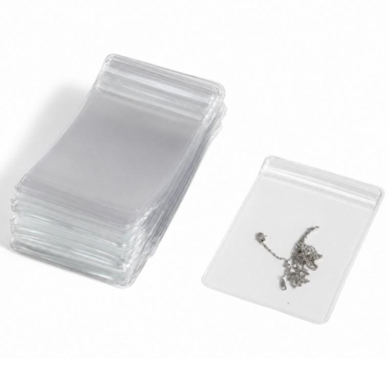 투명 보석 지퍼백 7x10cm 100개 주얼리 보관 파우치 악세사리 정리
