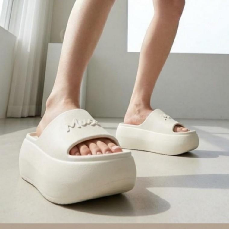 실내화 6CM 사무실 편한 여성 여성 발바닥 슬리퍼