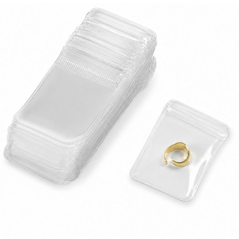 투명 보석 지퍼백 5x7cm 100개 주얼리 보관 파우치 악세사리 정리