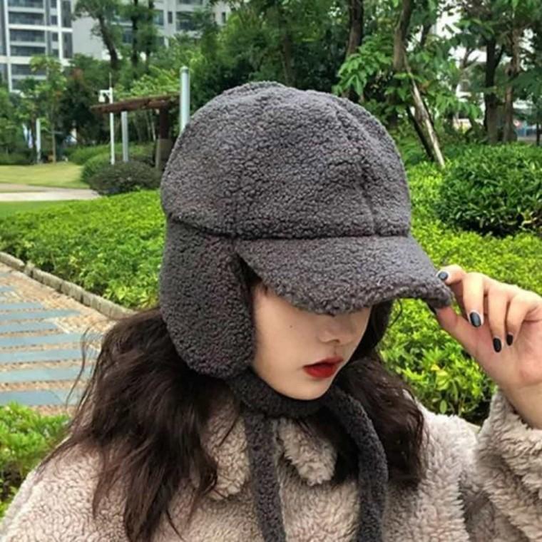 도리 달이 양털 귀달이모자 군밤모자 군밤장수모자
